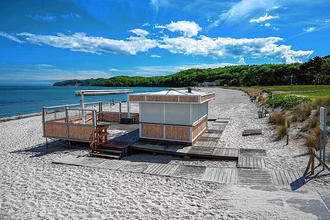 Geschlossen: An der Ostsee in Mecklenburg-Vorpommern sind Touristen derzeit noch unerwünscht.