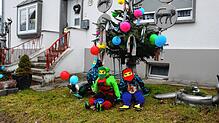 Bild : Bonndorf feiert den 40. Geburtstag des Narrenvereins mit riesigem Umzug