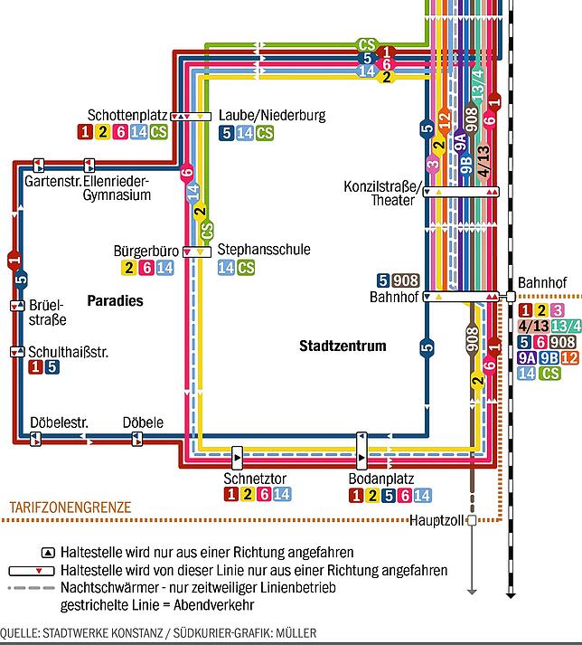 Bild 1: Neuer Busfahrplan sorgt für Kritik: „Wir fahren noch überall hin“, sagen die Stadtwerke