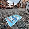 Laschet am Boden: Eine Szene von Sonntagabend in der Villinger Rietstraße. Hier feiern SPD und Grüne ihre Wahlpartys, für die CDU ...