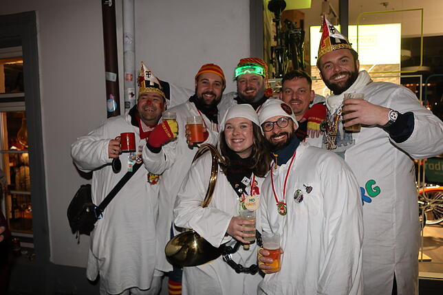 Bild 4: Konstanzer Fasnacht: Mäschgerle erobern die Stadt – die schönsten Bilder vom Schmotzigen Dunschtig