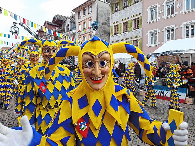 49 Gruppen zogen mit rund 3800 Hästrägern durch die Waldshuter Innenstadt.
