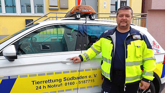 Bernd Metzger gründete die Tierrettung Südbaden, die auch im Landkreis Sigmaringen häufig im Einsatz ist.