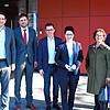 Besuch von Landesjustizministerin Marion Gentges (CDU) in Steißlingen (von links): Bundestagsabgeordneter Andreas Jung (CDU), Landrat ...