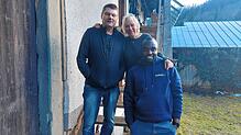 Fred Mbogning Tenkeng lebt wieder bei Karen Schnellbach und Roland Eisele in der Sommerau. Bild: Ingo Günther