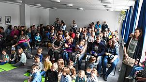 Groß war das Interesse der Bevölkerung an den Auftritten der Kinder beim Musikfest in St.¦Georgen. Fotos: Stephan Hübner