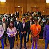 Wahlarena Bad Säckingen (von links): Jans Lukas Schmitt (Grüne), Kai Oldenburg (Redaktionsleiter Waldshut), Rita Schwarzelühr-Sutter ...