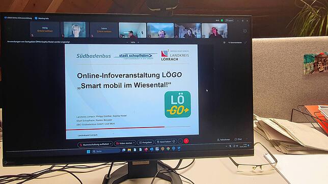 Wie funktioniert der Bestellbus im Wiesental? Darüber informieren LöGo-Vertreter bei einer Infoveranstaltung – via Internet. Bild: Hönig