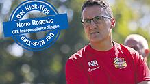 Neno Rogosic, Trainer des CFE Independiente Singen.