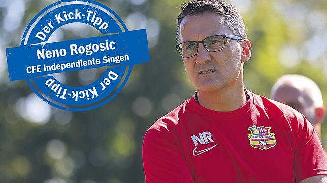 Neno Rogosic, Trainer des CFE Independiente Singen.