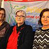 Annette Oepen von der Schwangeren- und Familienberatung der Diakonie, Eva Wernert von Terre des Femmes sowie Anita Maurer von der von ...