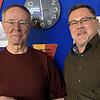 Nach 35 Jahren an der Spitze übergibt Dieter Eckert (l.) den Staffelstab und die Verantwortung für die Leichtathletikabteilung des TV ...