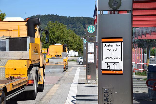 Ab Montagmorgen kann der Busbahnhof wieder benutzt werden.