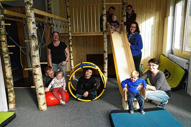Die Wunderkinder-Selbsthilfegruppe mit vom Down-Syndrom betroffenen Kindern trifft sich jeden Monat zum gemeinsamen Toben – in den ...