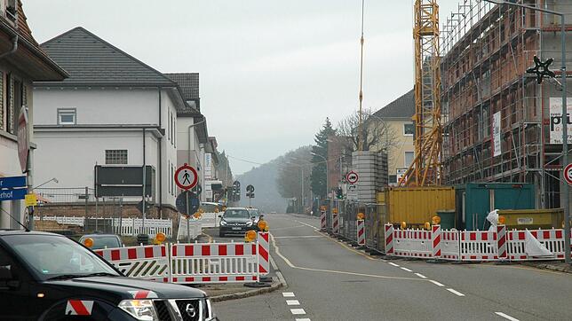 Die Murger Mitte ist auch 2020 Großprojekt der Gemeinde Murg. Unter anderem wird der Mischwasserkanal erneuerrt. Rechts das in Bau ...