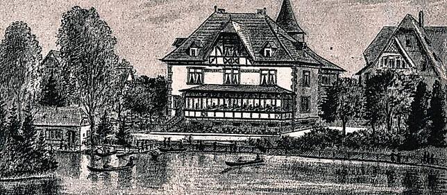 Eine Postkarte aus dem Archiv des Villingers Manfred Hildebrandt zeigt das Waldschlößle an der Villinger Waldstraße