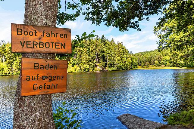 So ruhig wird es am Schlüchtsee in diesem Jahr nur selten sein.