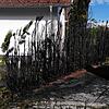 Die Feuerwehr löscht am Mittwoch einen Heckenbrand in Grüningen und verhindert Schlimmeres.