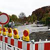 Hier ist erst einmal kein Durchkommen: Die Baustelle der Bundesstraße 313 am südlichen Ortseingang von Zizenhausen. Die Neubauleitung ...