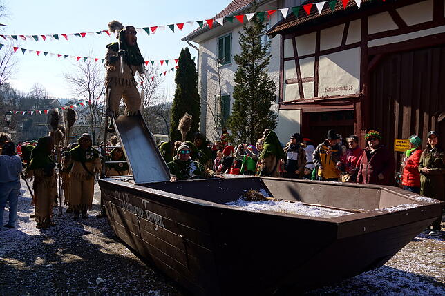 Bild 8: 43. Küssaberger Narrentreffen: Märchenhafte Fasnacht in Rheinheim