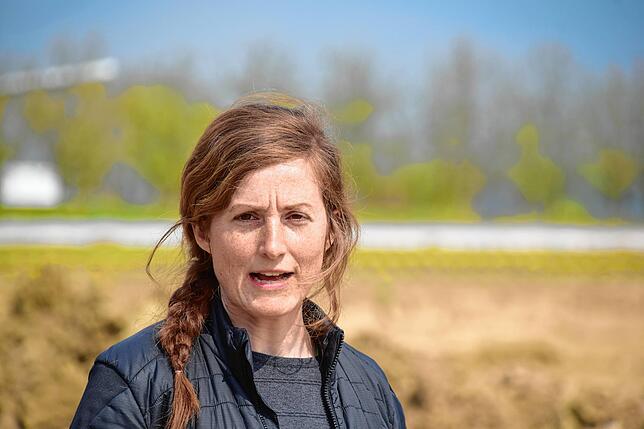Julia Goldhammer vom Landesamt für Denkmalpflege