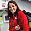 Auf dem Weg zum Training: Seit fünf Jahren ist Tamara Banholzer beim FC Bergalingen als Nachwuchstrainerin und im Vorstand aktiv. Zum ...