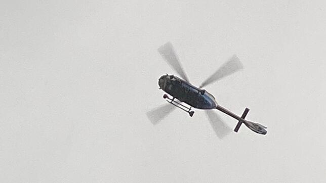 (Symbolbild) Ein Hubschrauber drehte am Sonntagabend, 12. Mai, mehr als zwei Stunden Kreise über den Westteil von Konstanz. Viele ...