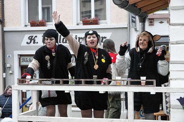 Bild 6: Umzug der Katzenmusik am Montagmorgen