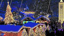 Diese beeindruckende Kulisse mit einer Million Lichtern erwartet die Besucher vom 25. bis 30. Dezember auf dem Triberger Weihnachtszauber.