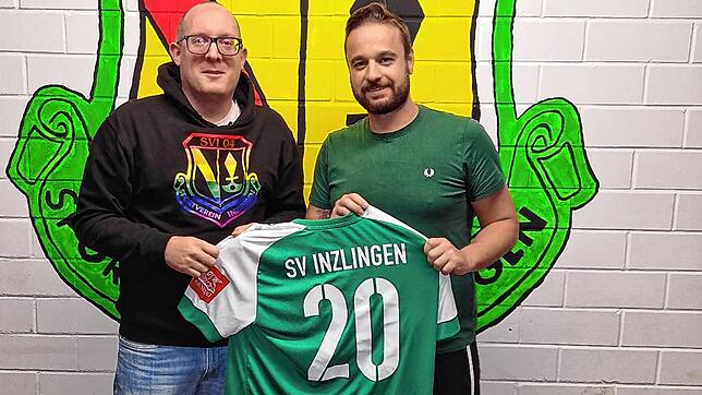 Nachfolge geregelt: Kevin Nicklas (links) wird ab Sommer neuer Trainer beim SV Inzlingen. Fußball-Abteilungsleiter Daniel ...