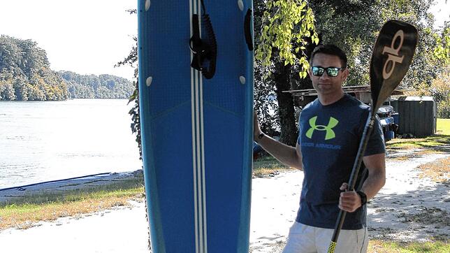 Tobias Marten spricht im Interview über Stand-Up-Paddling.