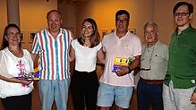 Fatima Gomes, Stavros Tachtalis, Melina Tachtalis (Moderatorin), Simon Tachtalis, Vito Giudicepietro und Martin Zimmermann (Moderator) ...