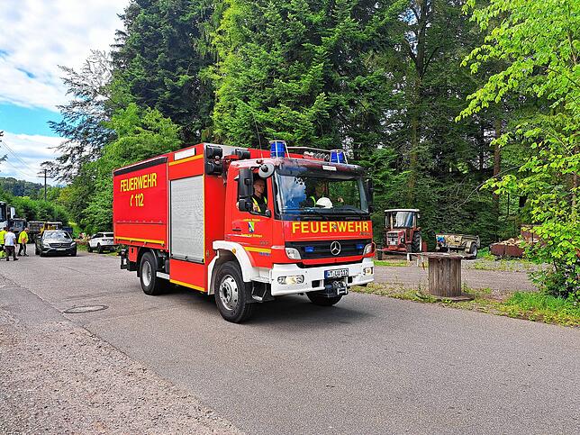 Bild 20: Wehr: Feuer auf der Mülldeponie - Bilder des Einsatzes auf dem Lachengraben