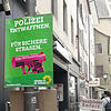Gefälschte Wahlplakate wie dieses in der Wessenbergstraße sorgte vor den Wahlen im Mai für Aufsehen in Konstanz.