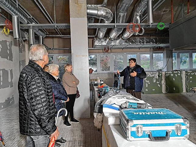 Bild 8: SK öffnet Türen: Bilder von der Führung über die Baustelle des Gesundheitscampus in Bad Säckingen