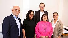 Sie leiten den Förderverein: Jürgen Fremd, Birgit Althof, Michael Böhler, Ulla Schmid und Dagmar Fuchs (von links). Helmut Ressel ist ...