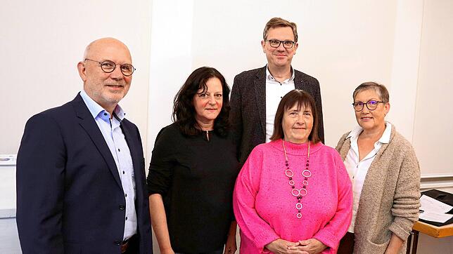 Sie leiten den Förderverein: Jürgen Fremd, Birgit Althof, Michael Böhler, Ulla Schmid und Dagmar Fuchs (von links). Helmut Ressel ist ...