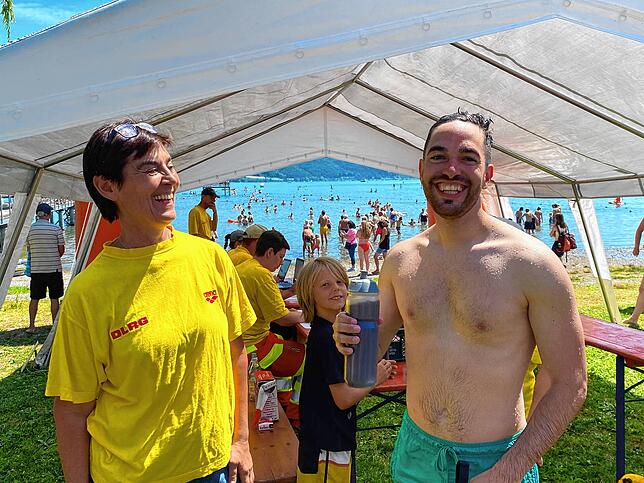 Bild 10: Bilder vom Seeschwimmen 2023 am See-Ende