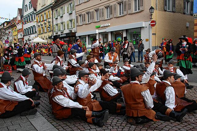 Bild 15: Bilder vom Narrenbaum-Setzen in Stockach Teil 3