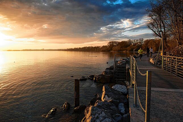 Bild 7: Durchatmen und Ruhe tanken: Wo es sich bei einem Spaziergang in und um Friedrichshafen gut innehalten lässt