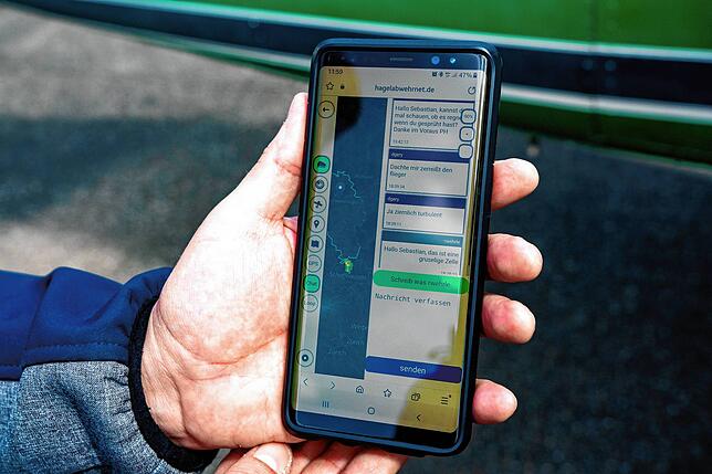 Über die neue App bekommen die Piloten im Cockpit während des Flugs aktuelle Wetterinformationen.