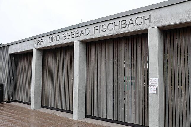 Heute geschlossen: Nach einem Einbruch ist das Frei- und Seebad Fischbach am Montag geschlossen.