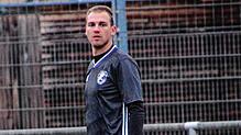 Marco Braun, Torhüter des SV Hölzlebruck, tippt die Bezirksliga-Partien.