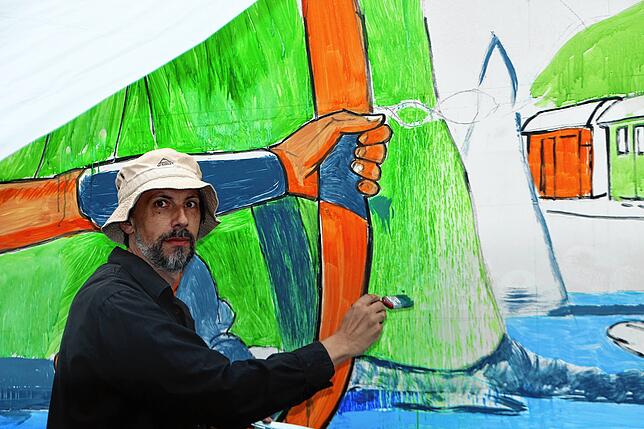 Bild 2: Blumberg beginnt zu leuchten: Das Street Art Festival beginnt