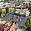 Von Lidl am 1. Februar 2023 vor dem Planungsausschuss der Stadt Stockach präsentierte Visualisierung der geplanten Neubaufiliale in ...