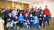 &bdquo;Eine tolle Truppe auf die man stolz sein kann&ldquo; attestierten Bürgermeister Maik Lehn und der Bezirksvorsitzende Frank Weber ...