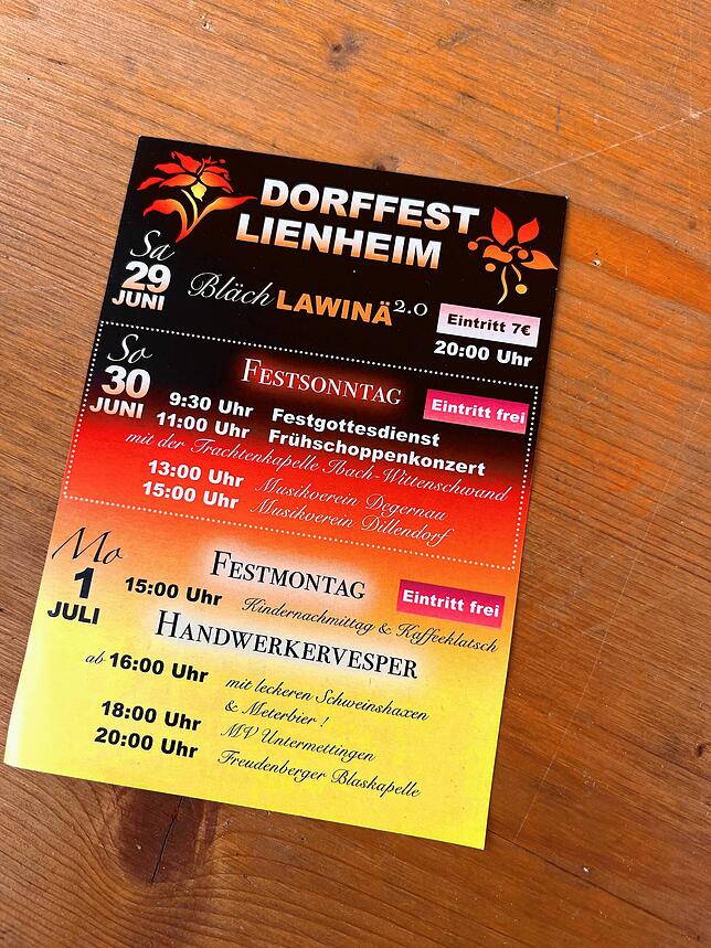 Bild 18: Zwischen Musik und EM – Der Freitag beim Dorffest Lienheim