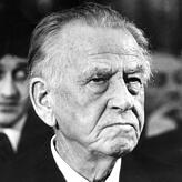 Der Maler und Künstler Otto Dix, aufgenommen in Hamburg 1966. Drei Jahre später starb er in Singen.