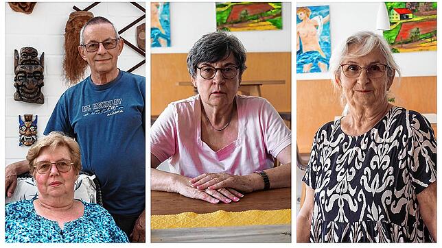Monika und Rudi Franck, Edith Wiegard und Margot Schmid engagieren sich ehrenamtlich für die Bürger in Lauchringen (von links).