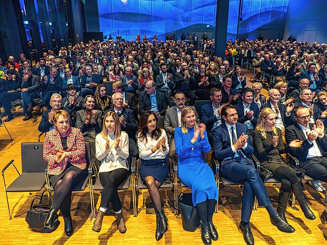 Beim Neujahrsempfang der Industrie- und Handelskammer (IHK) Hochrhein-Bodensee am Mittwoch, 22. Januar 2025 im Bodenseeforum Konstanz: ...